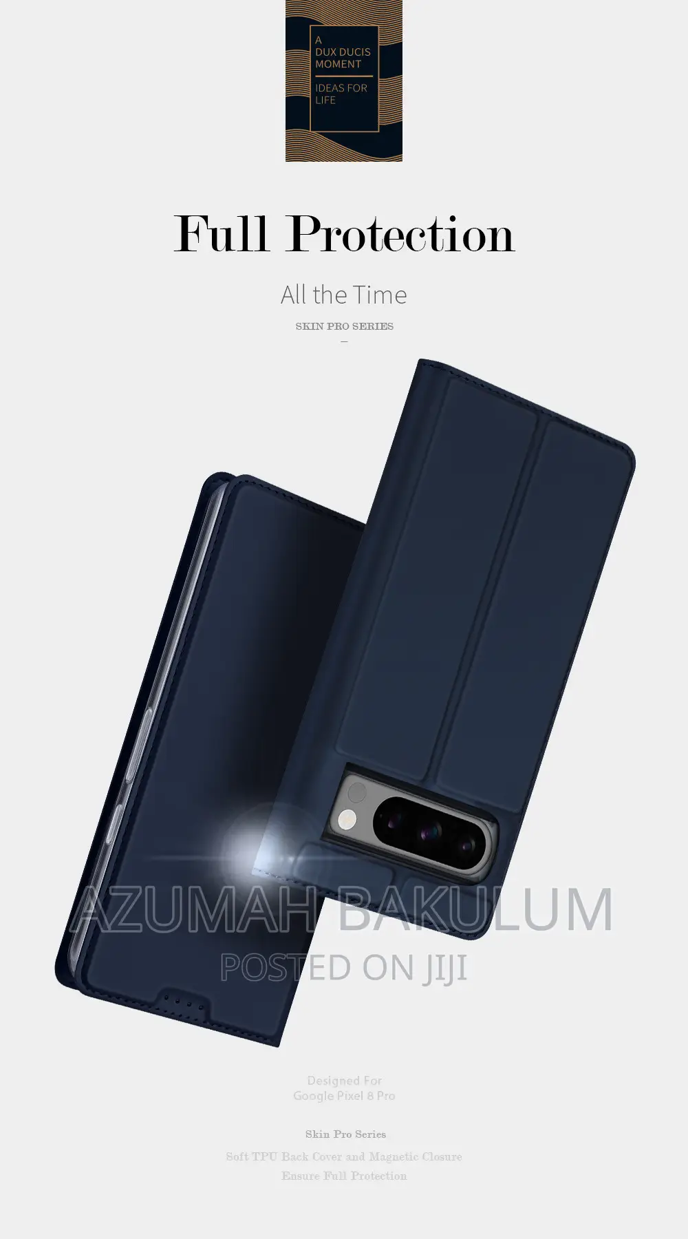 Google Pixel 8 Pro / 8 Skin Pro Flip Cover