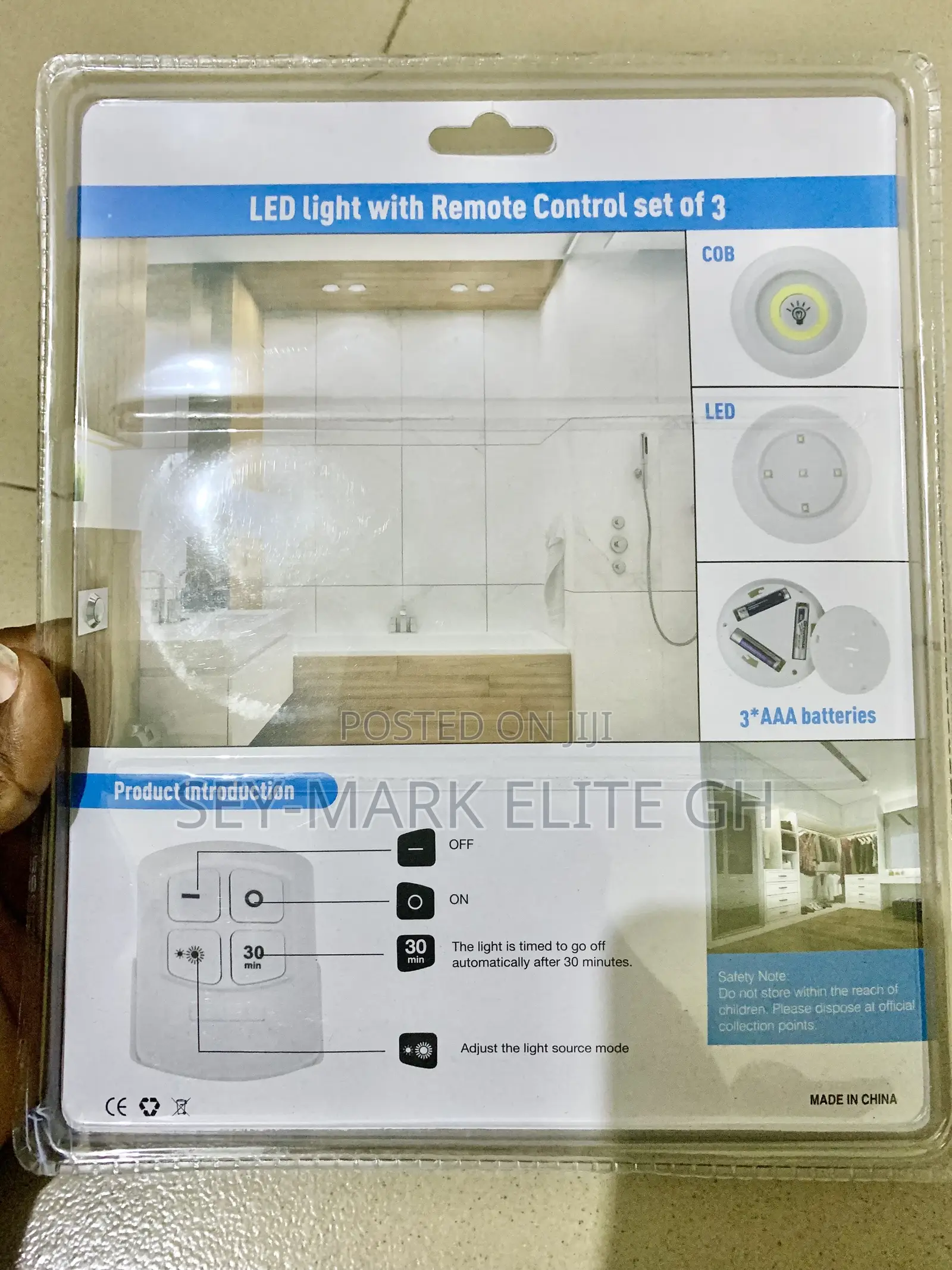 3 Set Led Light With Remote