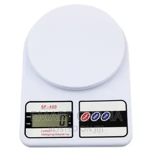 LCD Digital Kitchen Measuring Tool Food Weighing Scales Whit