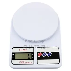 LCD Digital Kitchen Measuring Tool Food Weighing Scales Whit