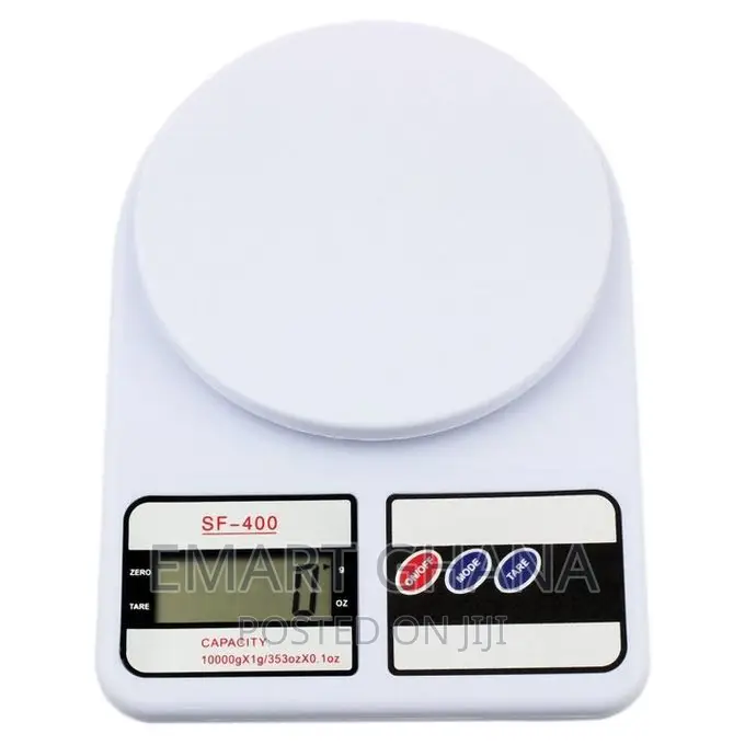 LCD Digital Kitchen Measuring Tool Food Weighing Scales Whit