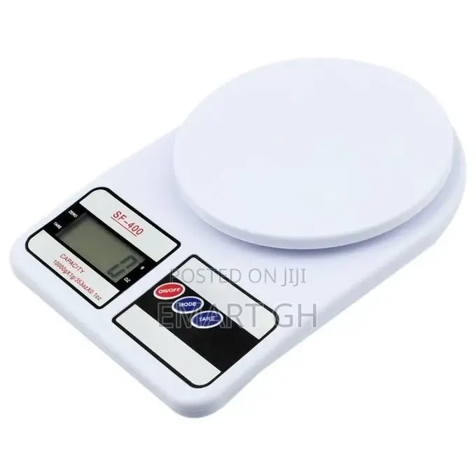 LCD Digital Kitchen Measuring Tool Food Weighing Scales Whit