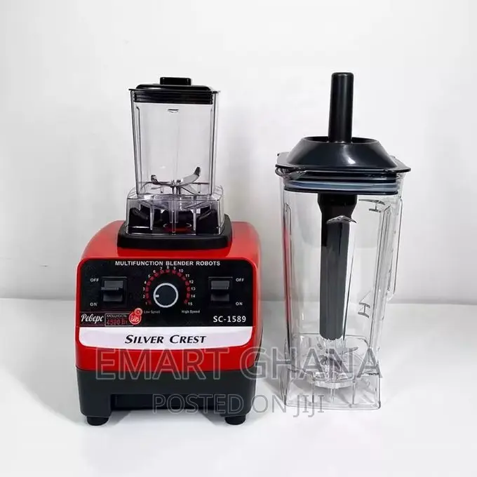 Silver Crest 2.5L - 4500W - Double Jar Heavy Duty Commercial