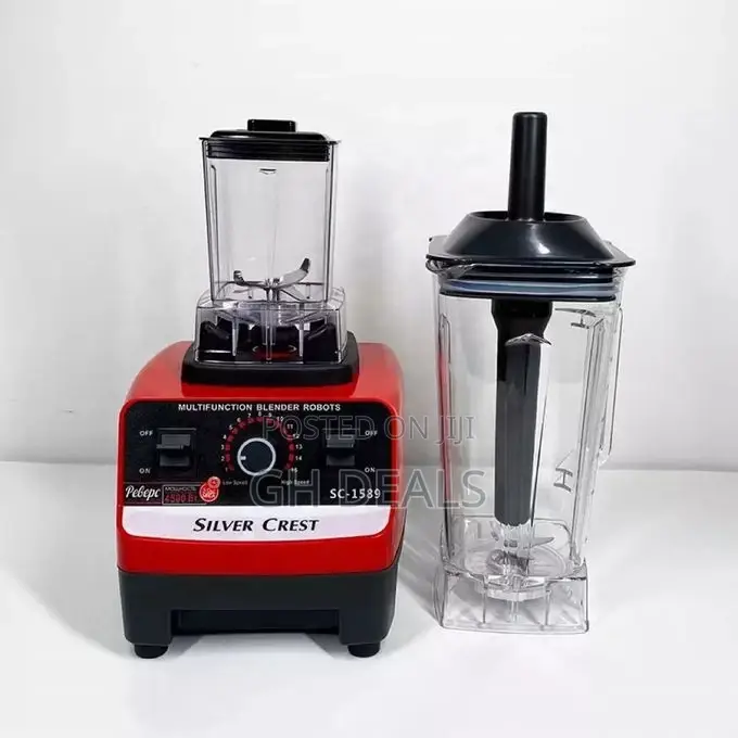 Silver Crest 2.5L - 4500W - Double Jar Heavy Duty Commercial