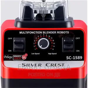 Silver Crest 2.5L - 4500W - Double Jar Heavy Duty Commercial