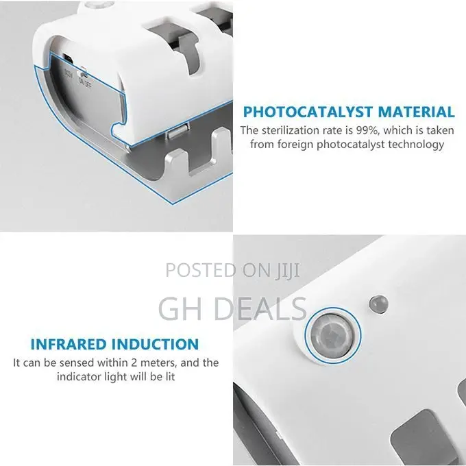 Automatic Toothpaste Dispenser, Toothbrush Holder
