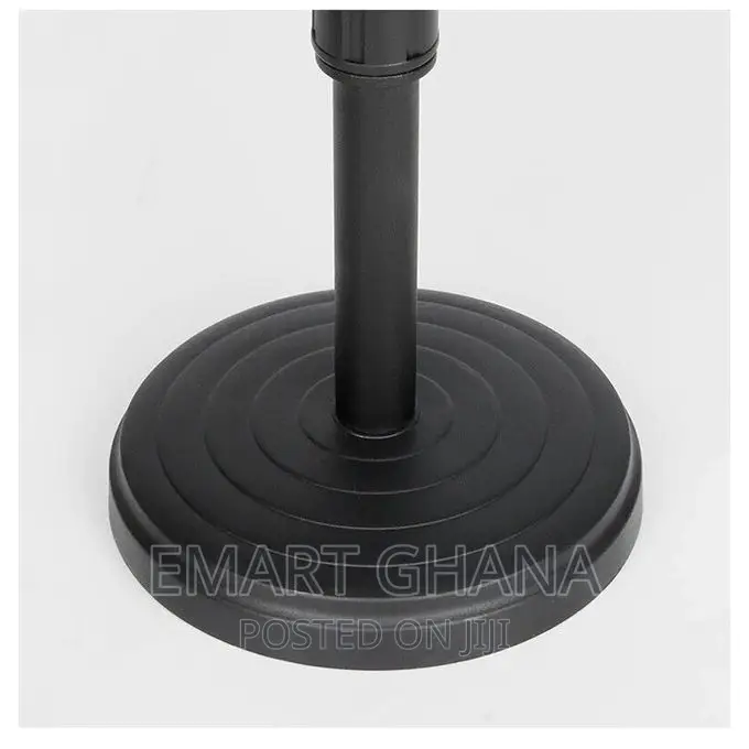 LED Selfie Ring Light Desktop Stand Dual Phone Holder Live S