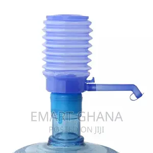 Manual Hand Press Water Dispenser Pump - Blue