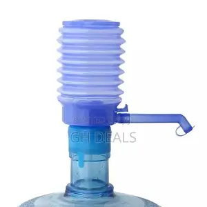 Manual Hand Press Water Dispenser Pump - Blue