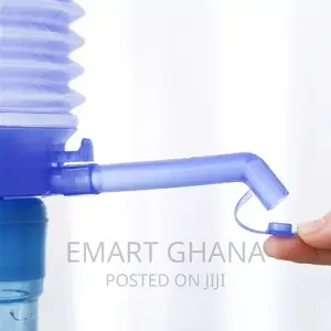 Manual Hand Press Water Dispenser Pump - Blue