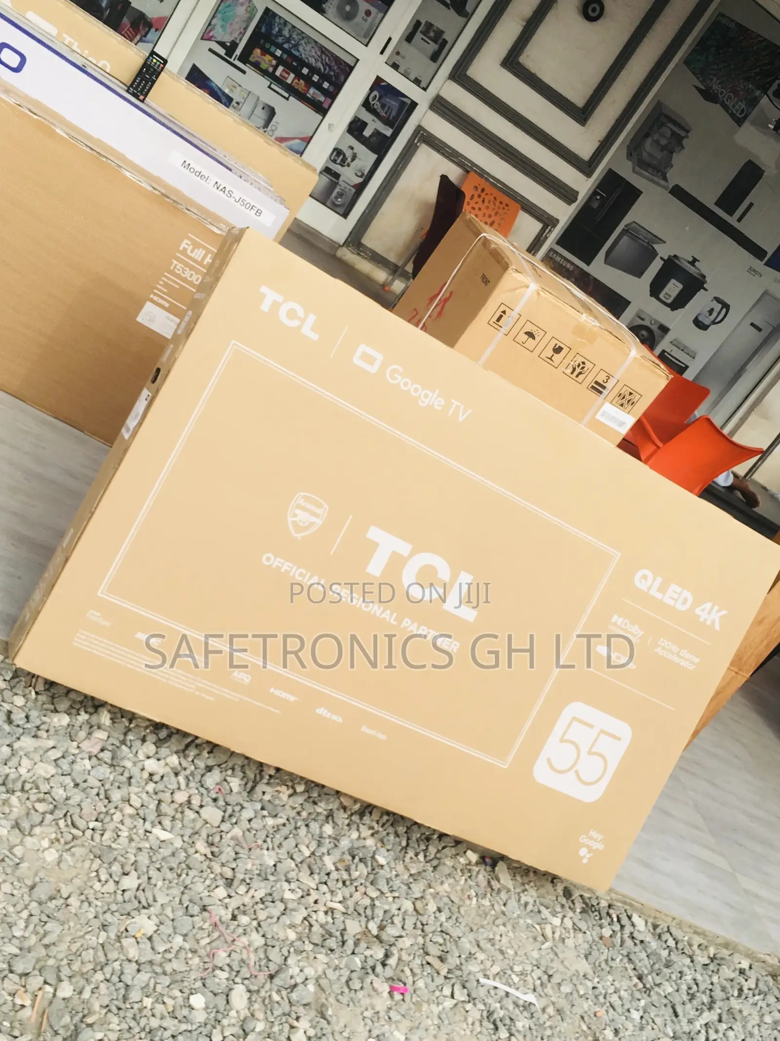 HDR TCL 55 Electric Black Smart Qled Glossy C635 Tv