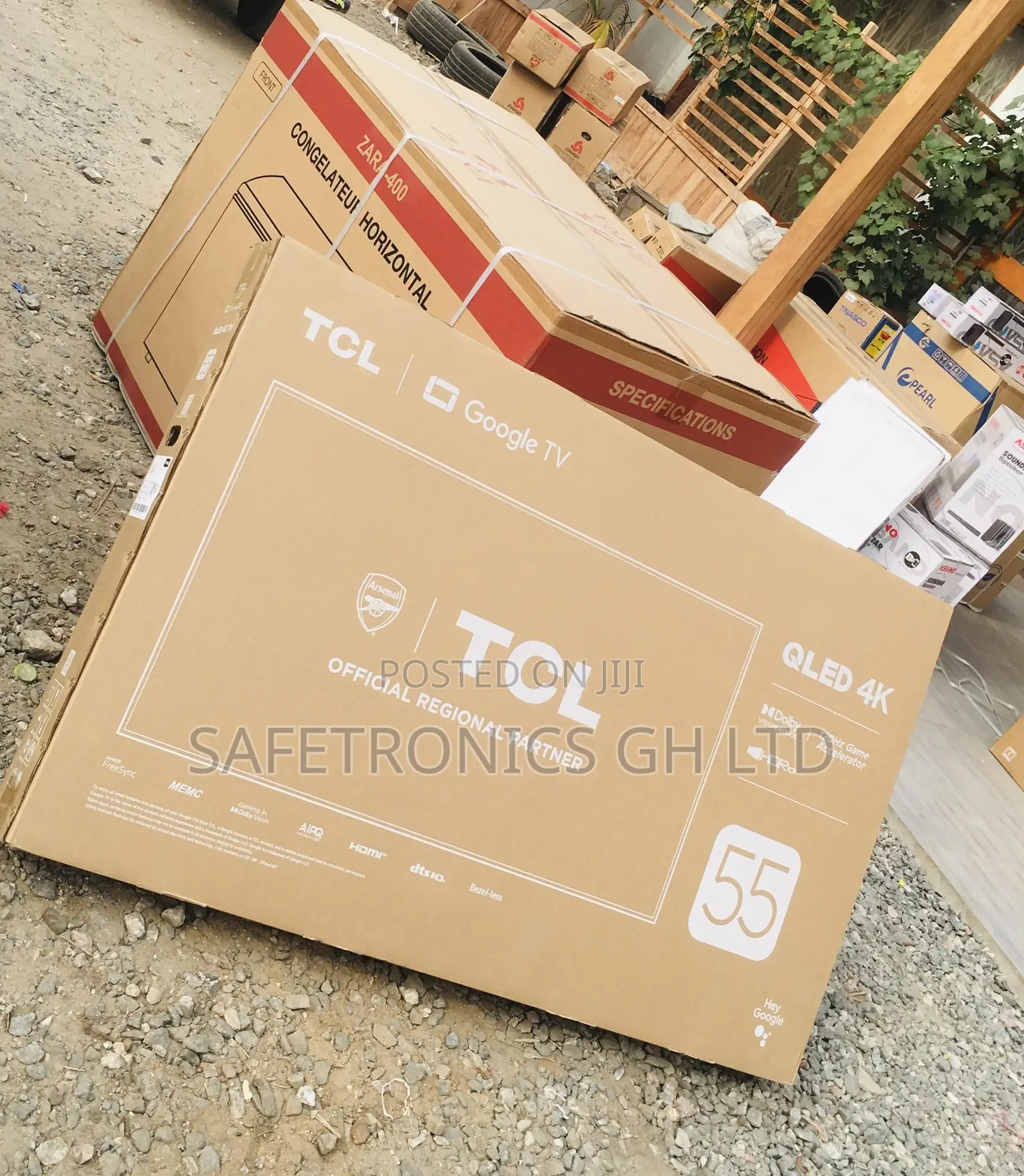 TCL HDR 55 Inches Glossy Qled C635 Electric Smart Black