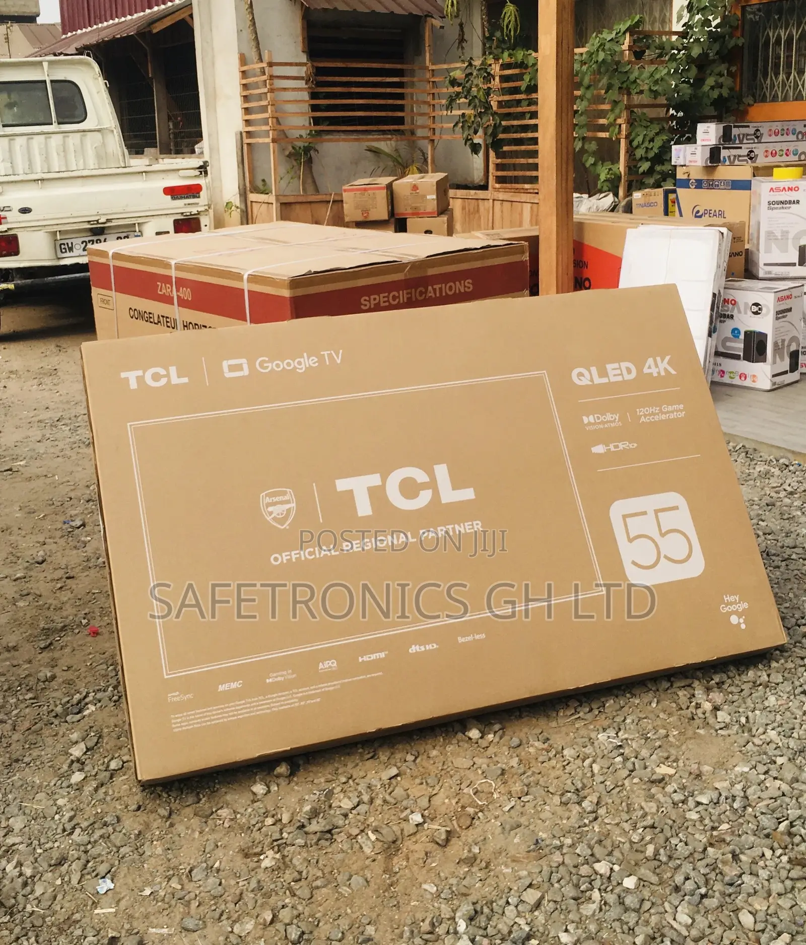 TCL HDR 55 Inches Glossy Qled C635 Electric Smart Black