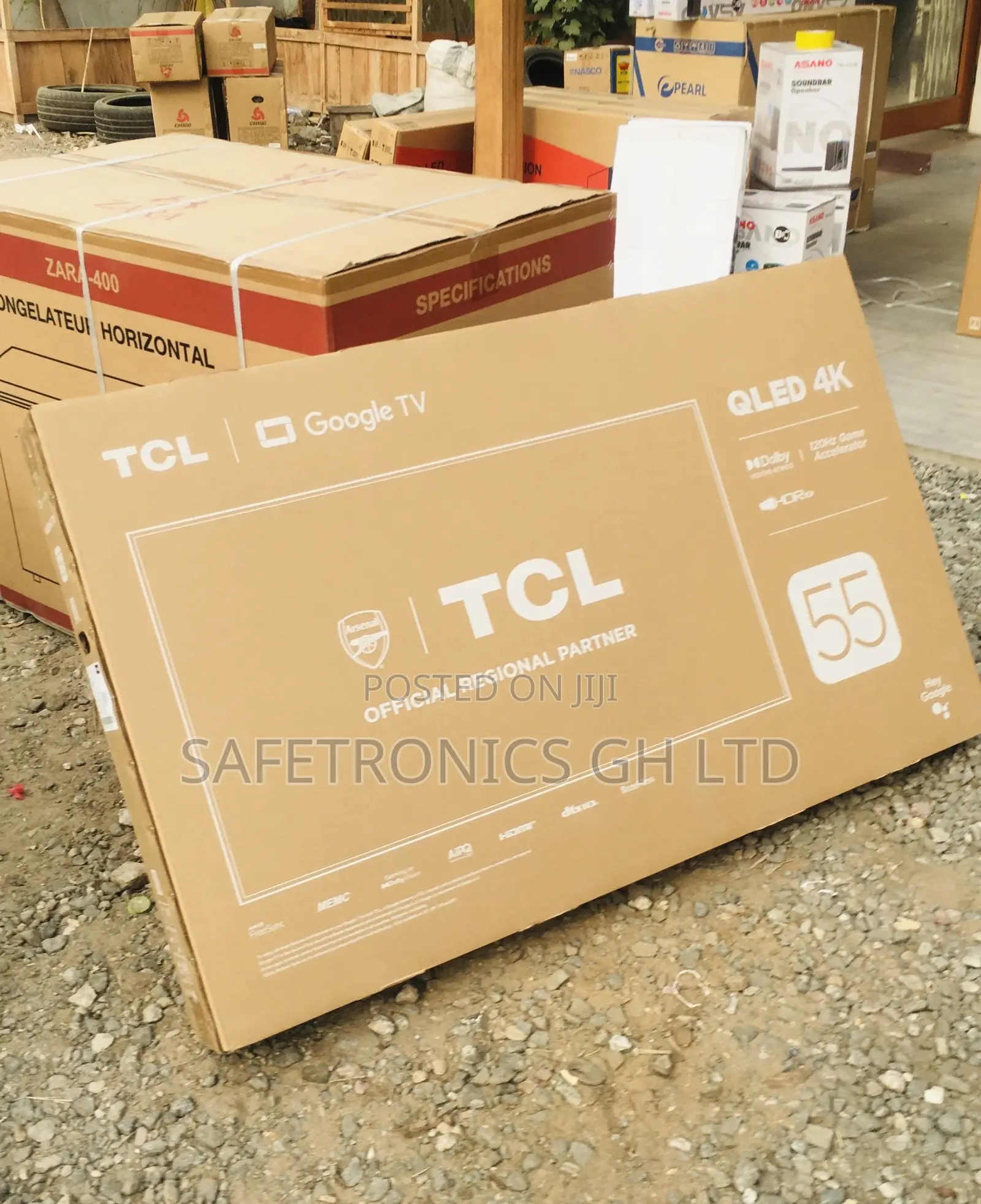 Glossy Smart C635 Electric Qled 55 Inches TCL HDR Black