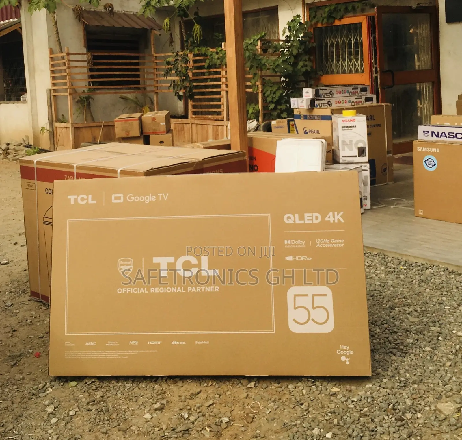 HDR 55 Inches Glossy Qled TCL Black Electric Smart C635