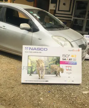 Nasco Smart Black LED Glossy Electric 50 Inches Tv