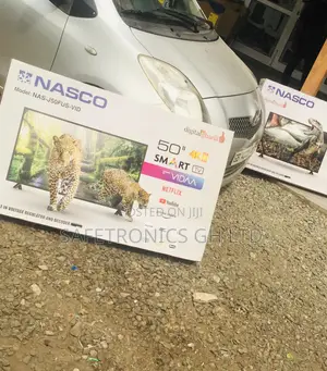 Smart Glossy LED Nasco Electric Black 50 Inches Tv