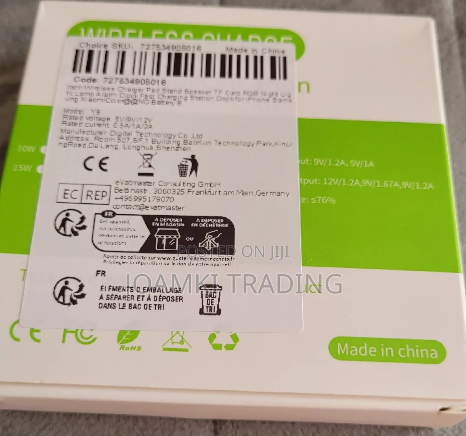 60-100w Wireless Fast Charger Pad 4 iPhones /Android Phones