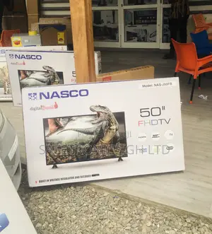 Digital Nasco 50 Inches Full Black Electric Glossy LED Tv