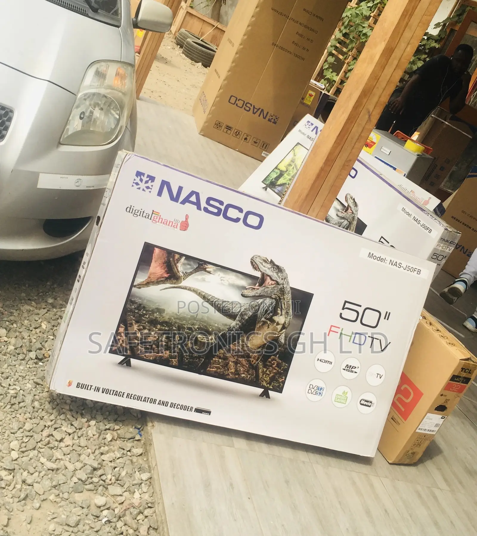 50 Inches Glossy LED Black Electric Nasco Digital Full HD Tv