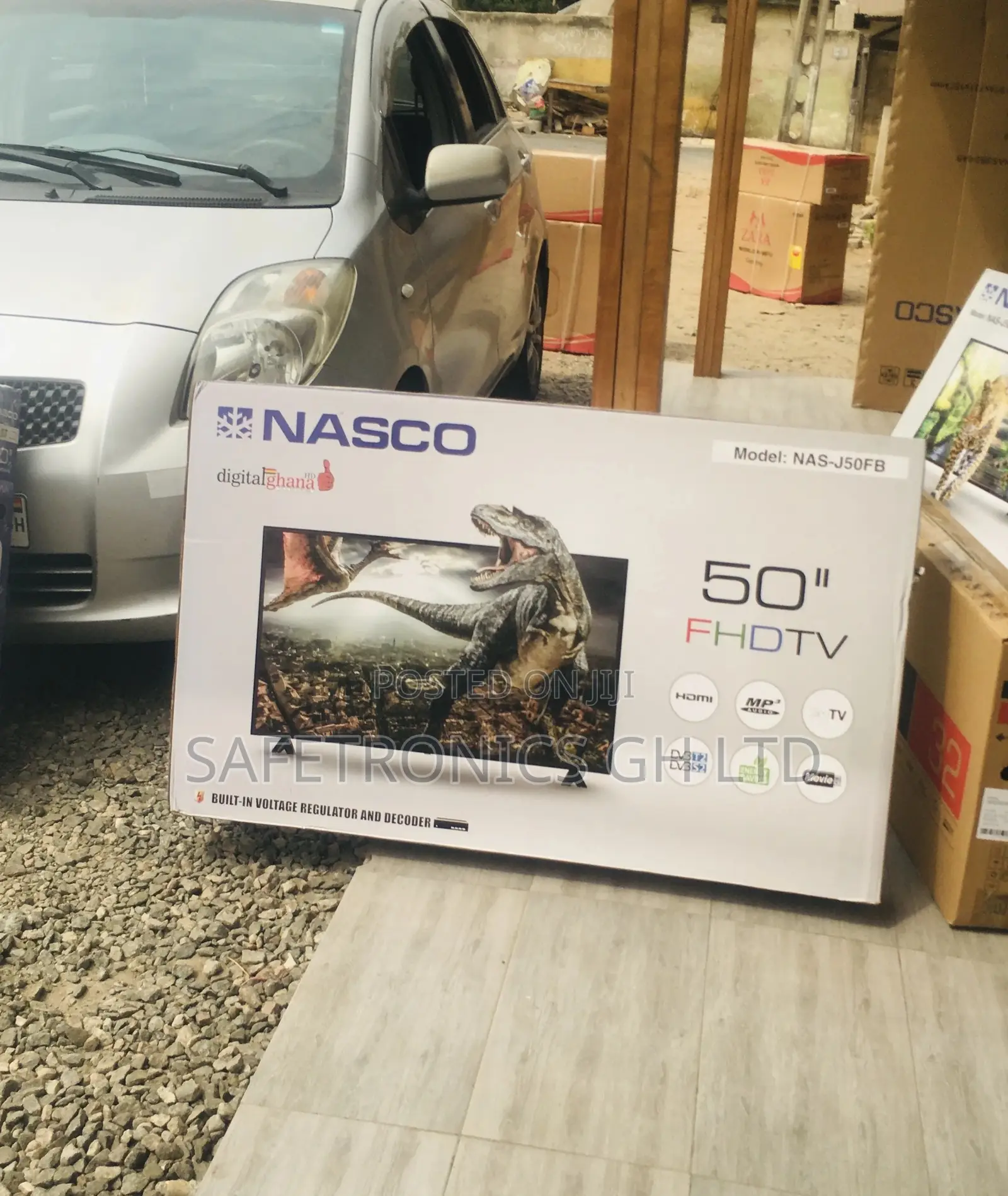 Black LED 50 Inches Full Hd Glossy Nasco Digital Electric Tv