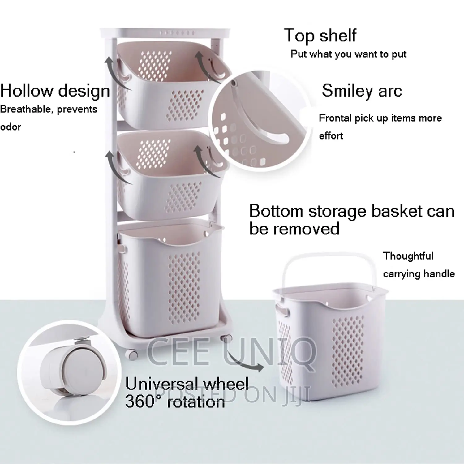 3 Tier Laundry Basket