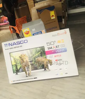  LED Smart Black Electric 50 Inches Glossy Nasco Tv