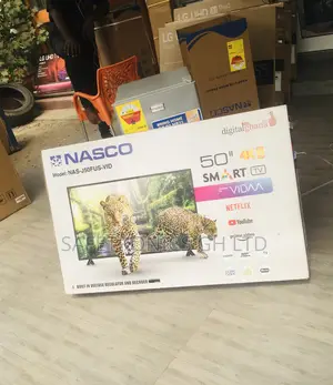 50 Inches Black Nasco Glossy LED Electric Smart Tv