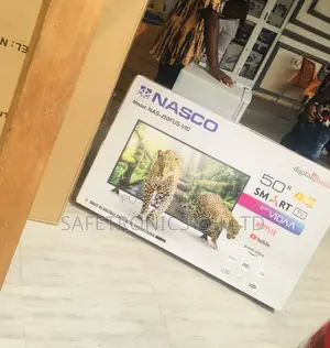 Electric Nasco 50 Inches Glossy LED Black Smart Tv 