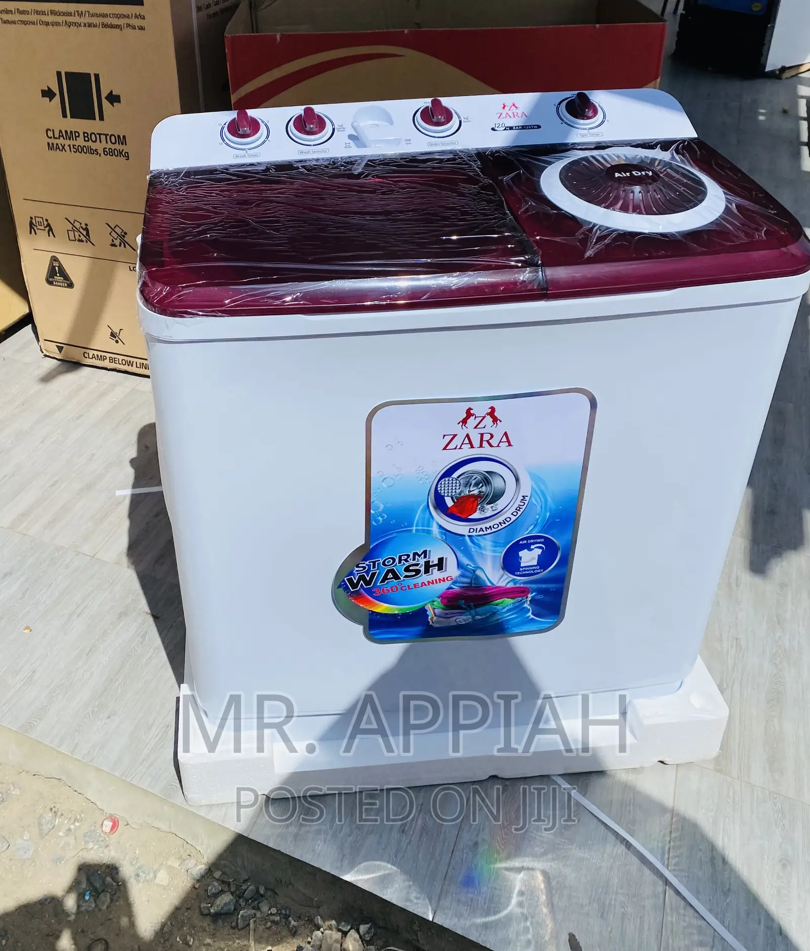 Energy Sufficient Zara 12kg Twin Tap Washing Machine.