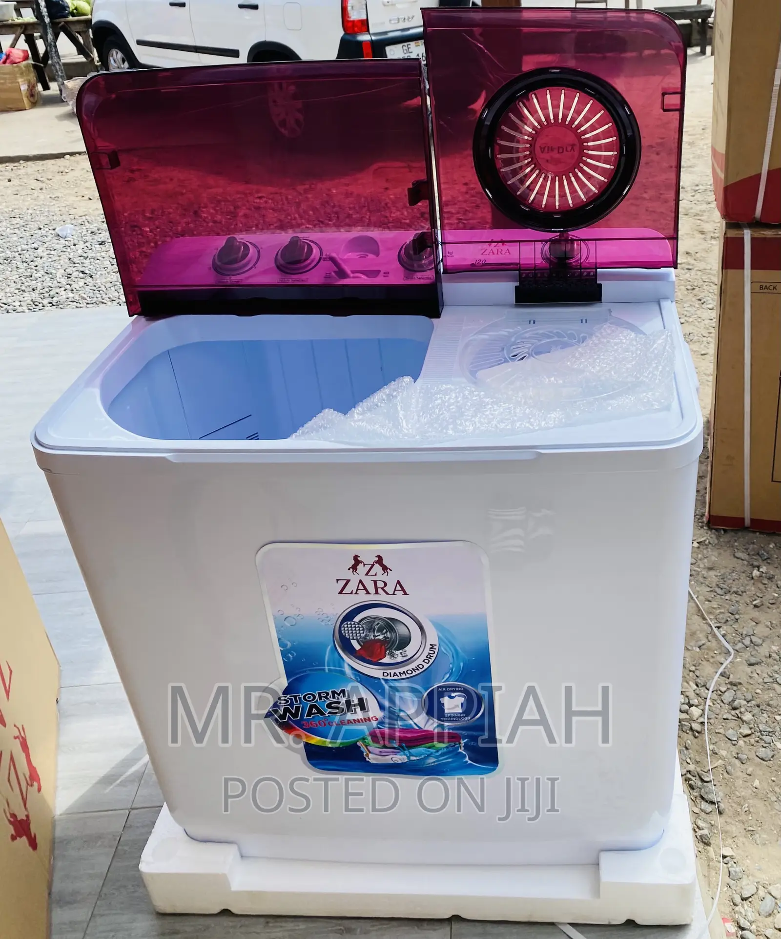 Classic Design Zara 12kg Twin Tap Washing Machine.