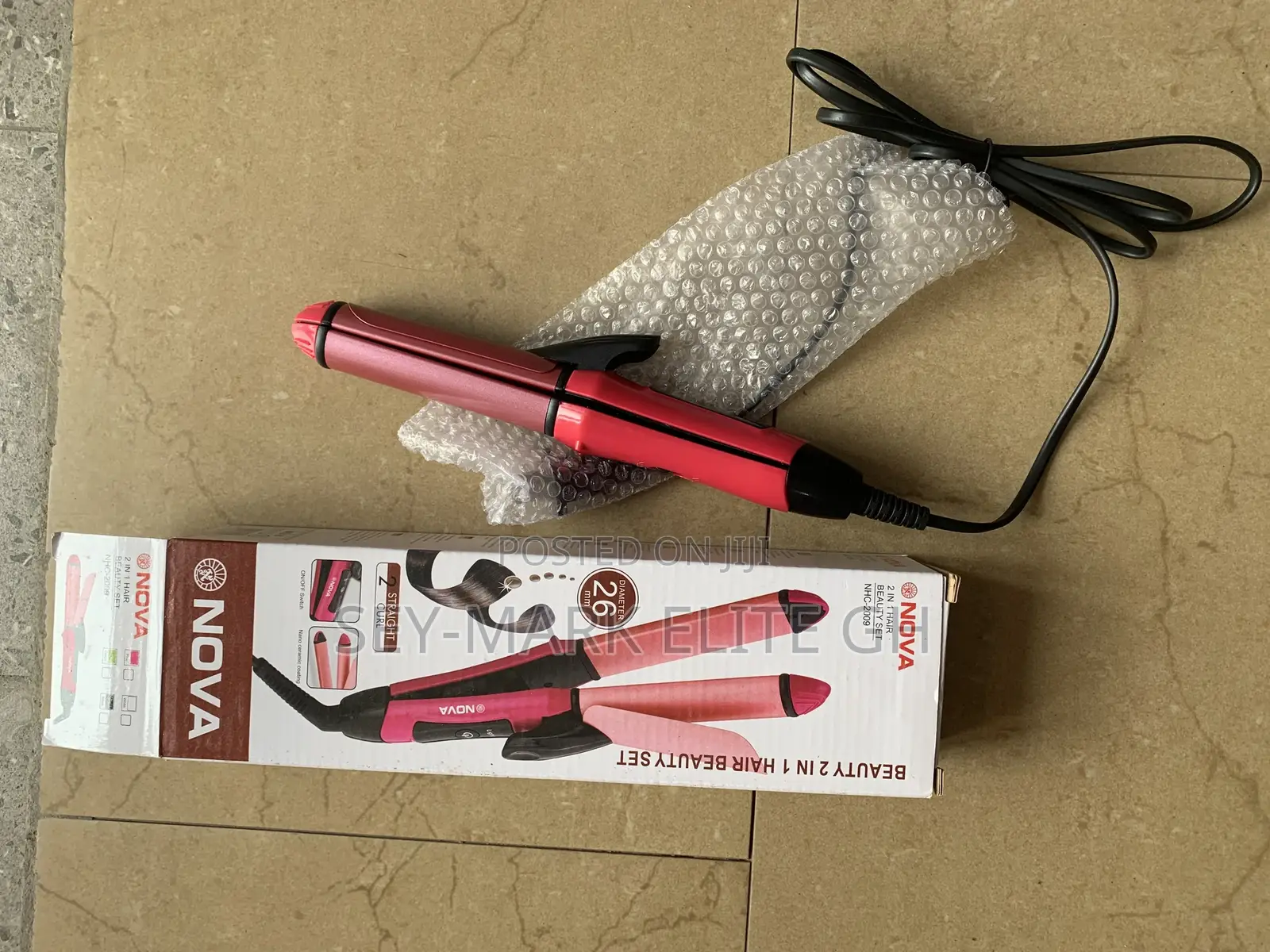 2 in 1 Nova Hair Straightener Ans Curler