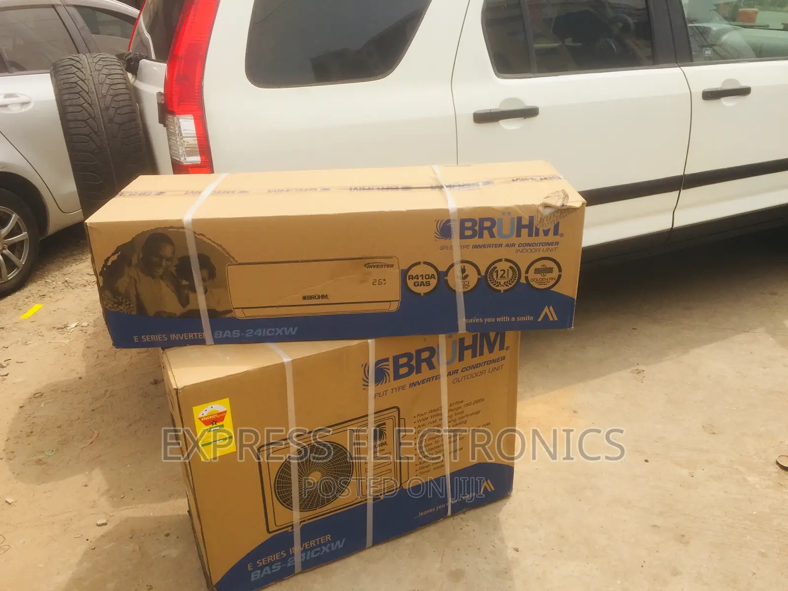 2.5hp Split R410 Gas White Color Airflow Bruhm