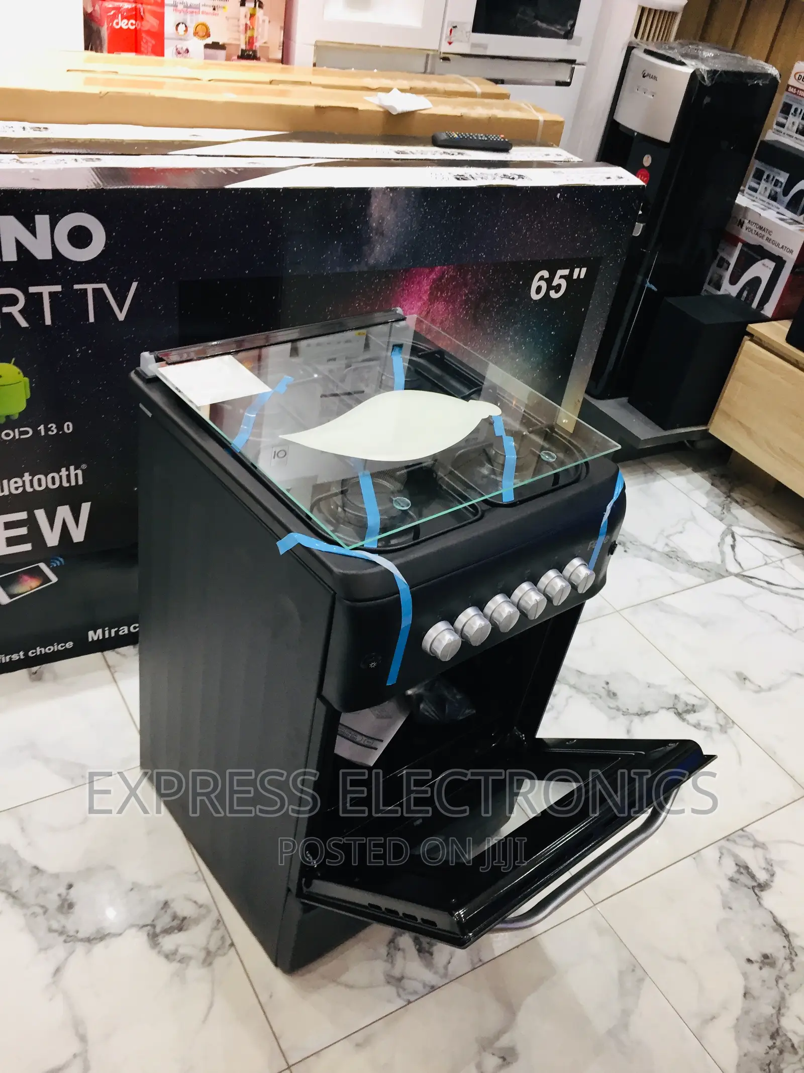 Zealous 50/55 Gas Cooker 4burner 