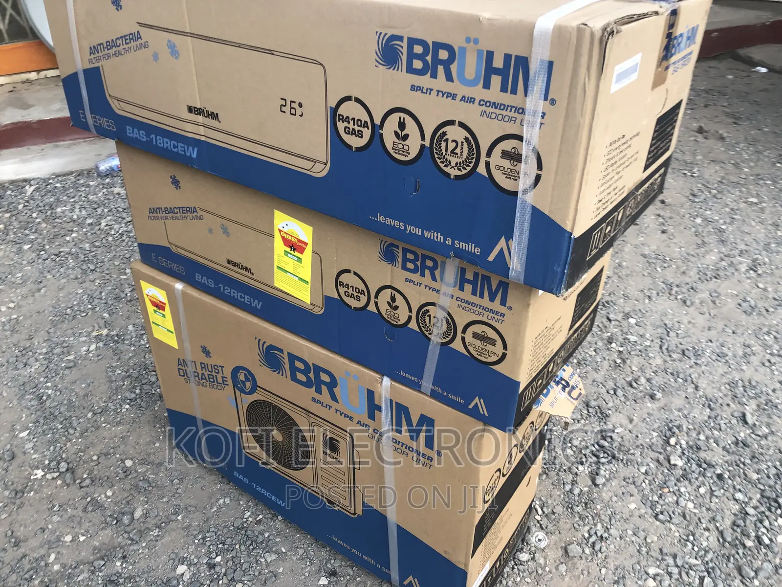 Higher Friendly Bruhm 1.5 HP Split Air Conditioner