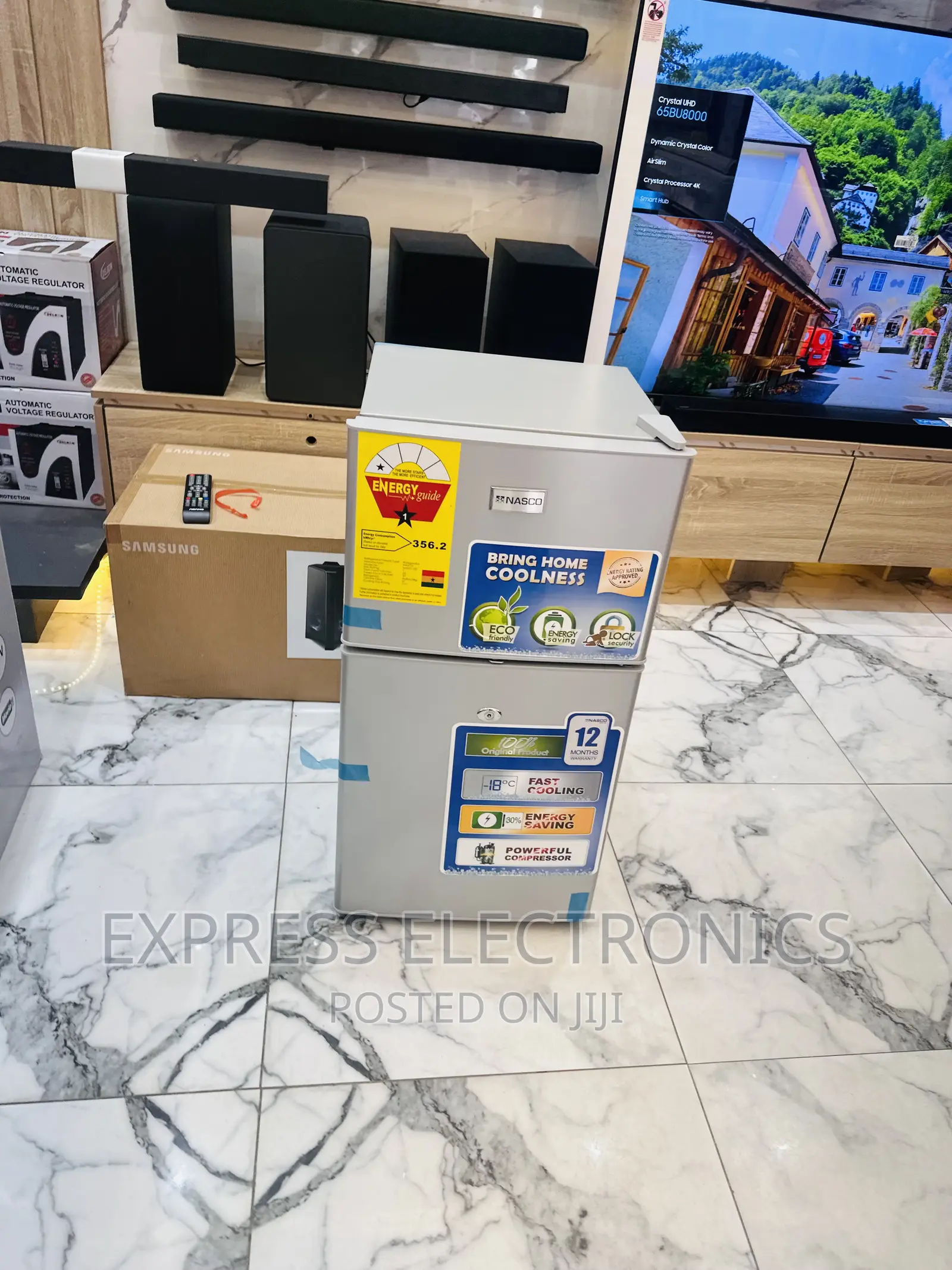 High Efficiency Compressor Fridge Nasco Double Door