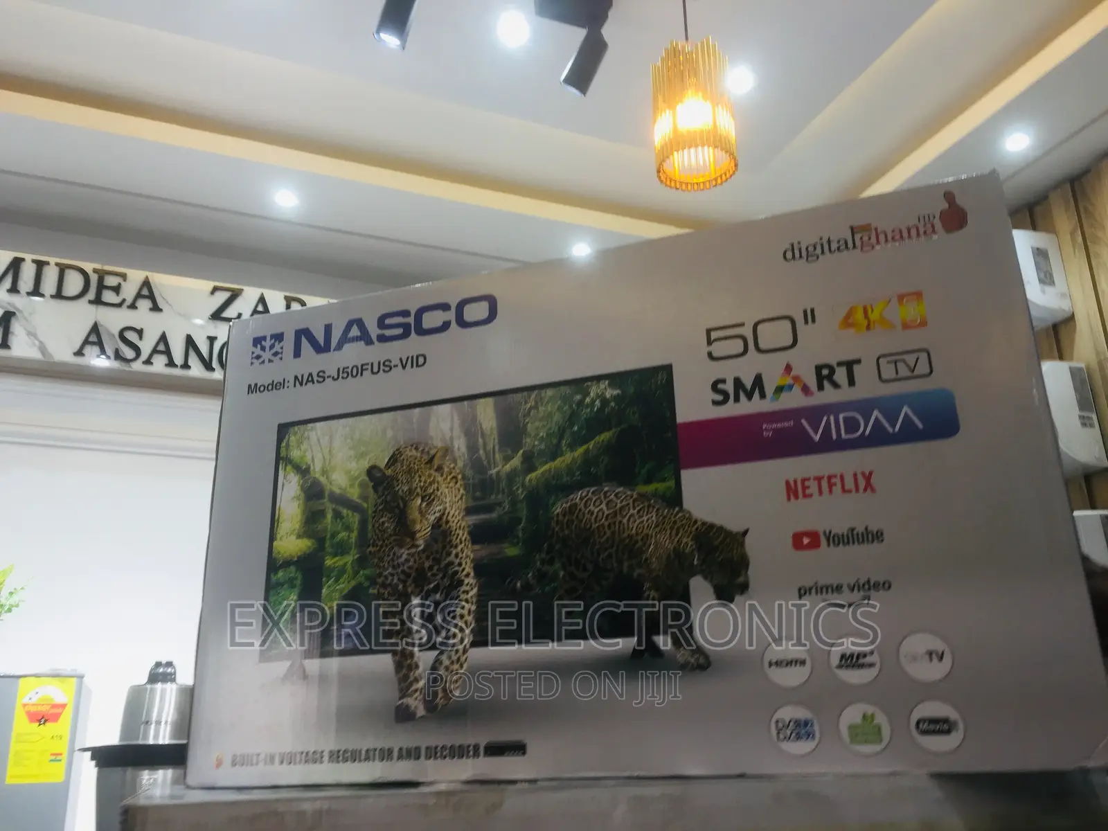 UHD Smart Glossy Screen 50”Nasco Tv O