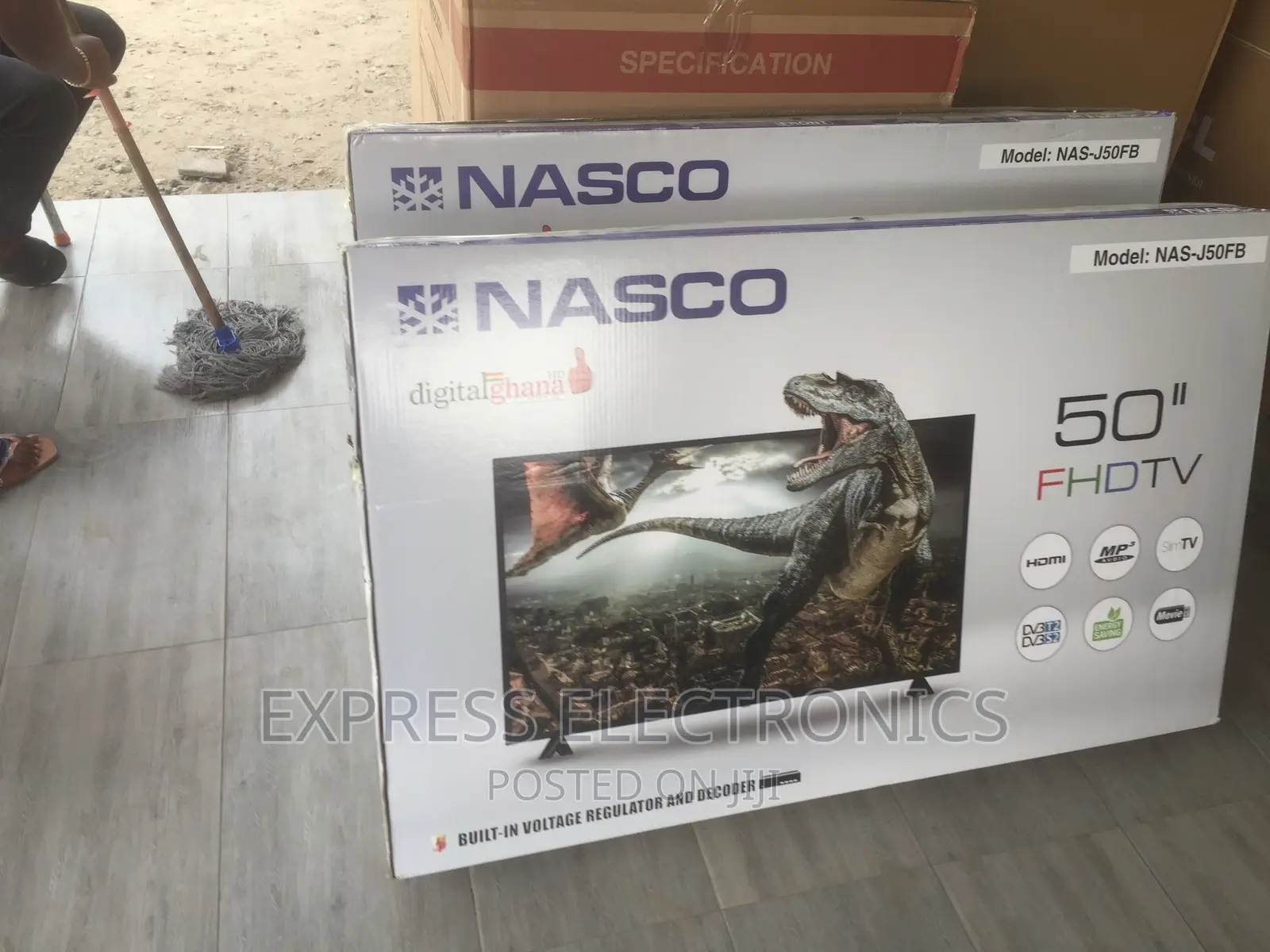Nasco 50”FHD Satellite  Digital Fresh in Box 