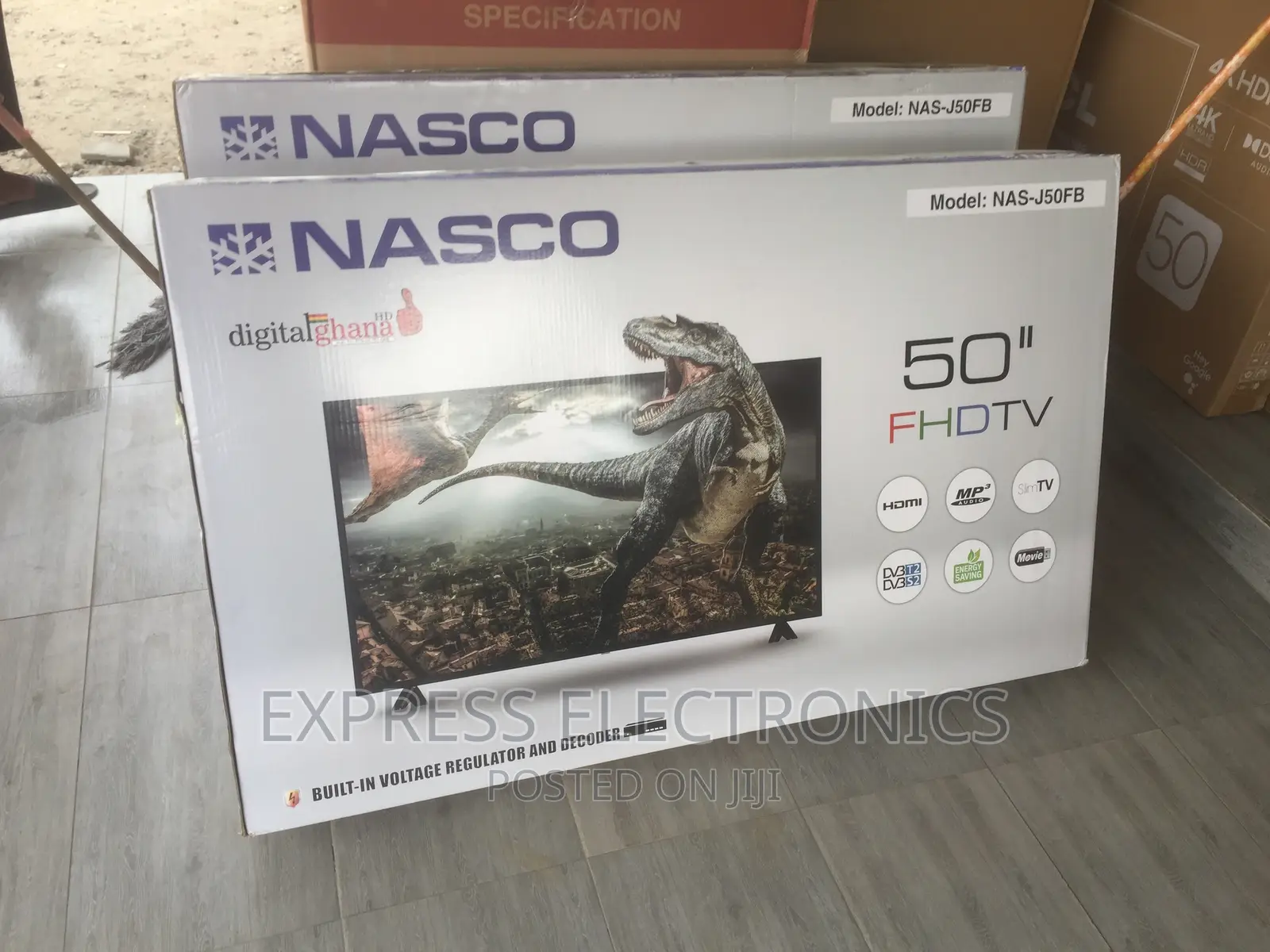 Fabulous Job Display FHD Satellite 50”Nasco Tv