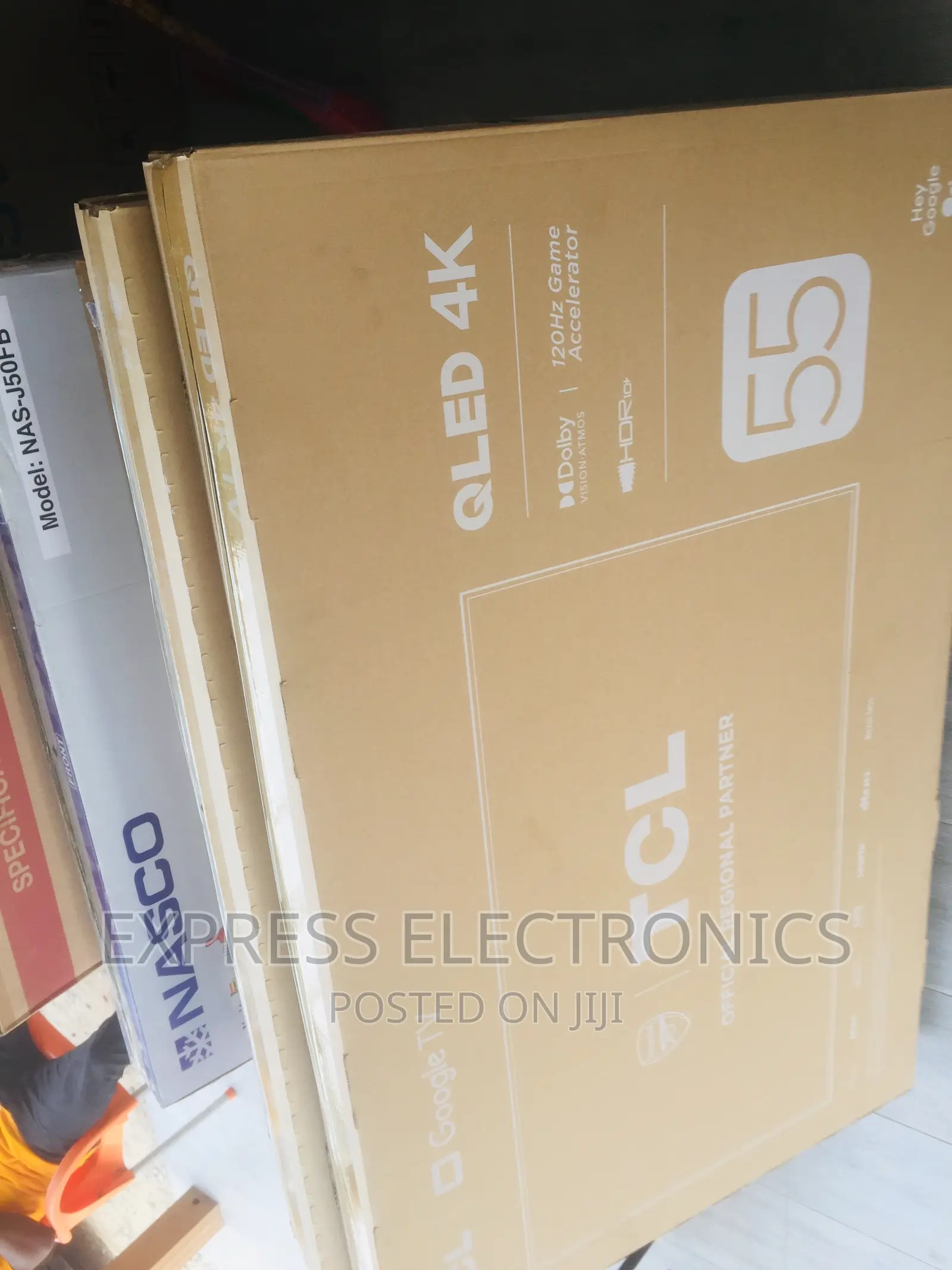 High Quality Sleek QLED UHD Smart Android TCL 55C645