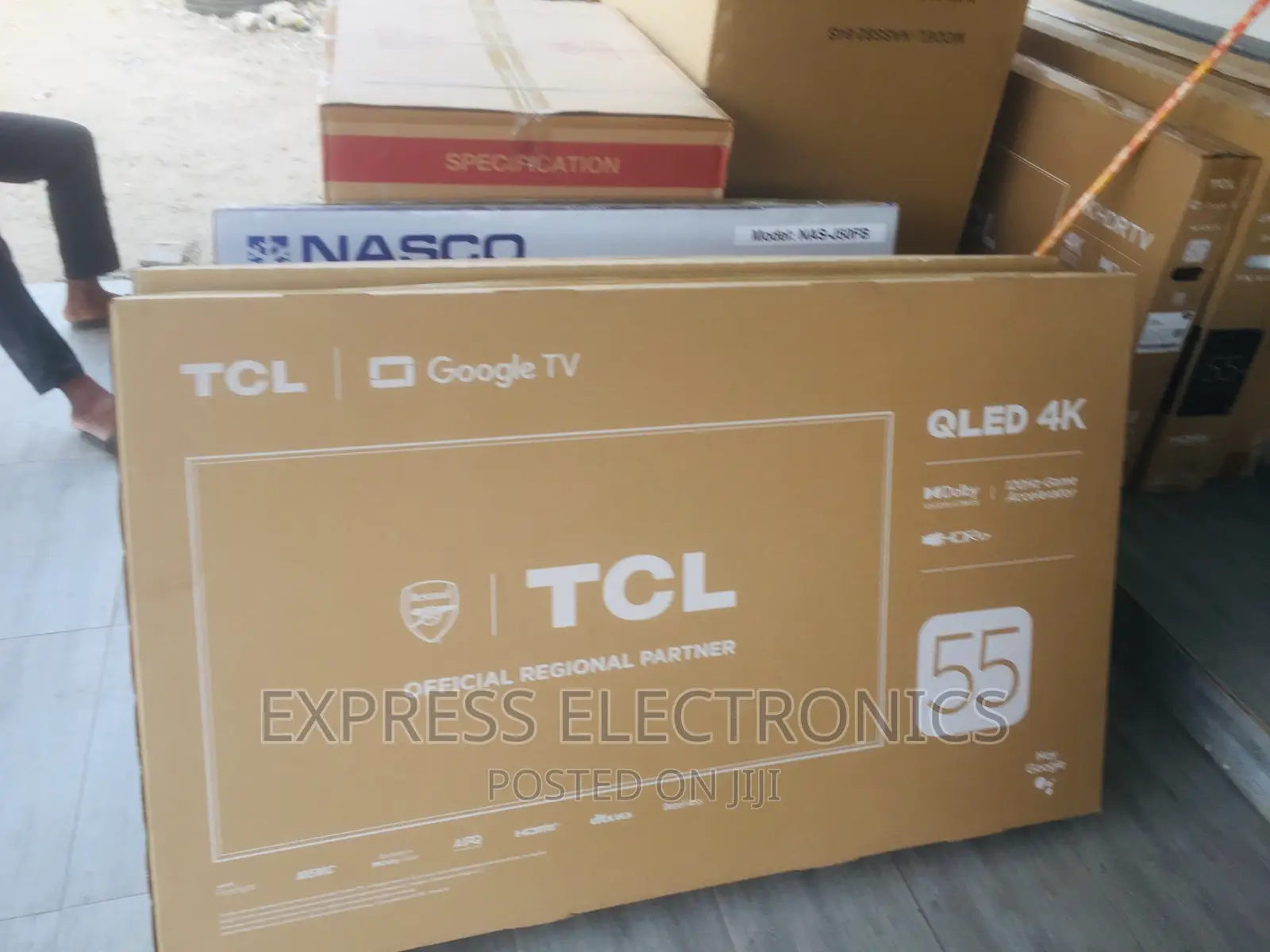 Smart Android 55”C646 UHD QLED Tv Glossy