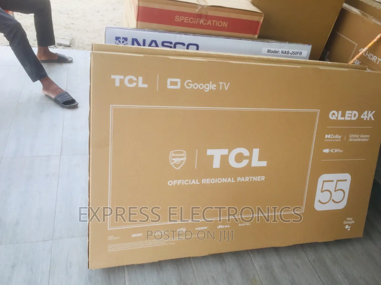 Smart Android 55”C646 UHD QLED Tv Glossy