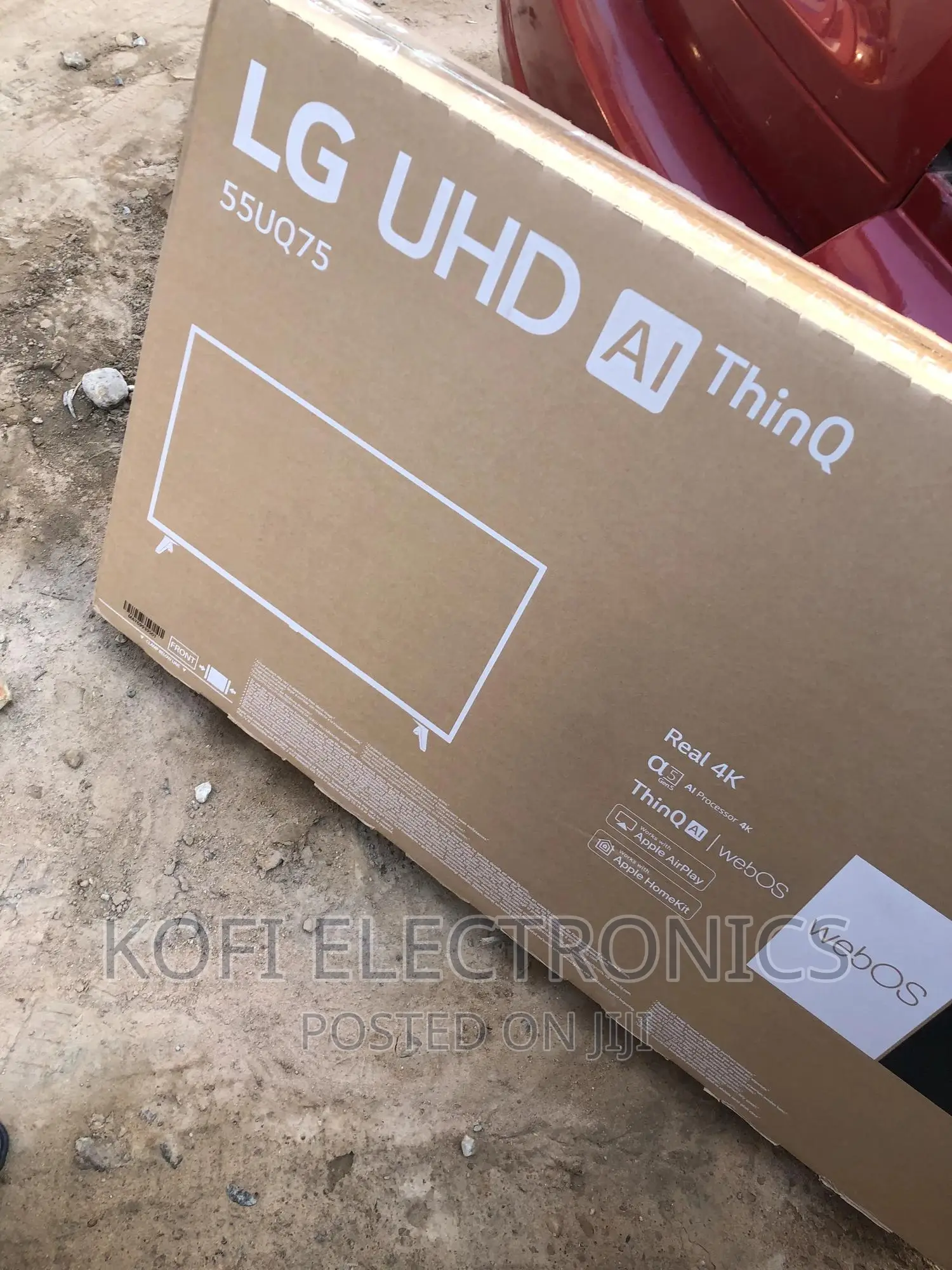 Dish Screen Shape>> LG UHD 55UQ75003LF TV (55") Smart Tv