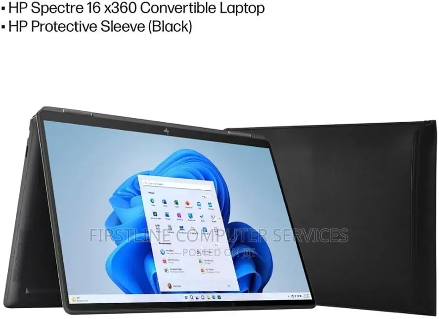 New Laptop HP Spectre X360 16GB Intel Core I7 SSD 512GB