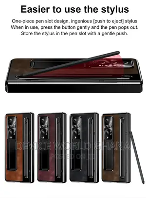 Jaz Leather Protection Case for Samsung Z Fold 7 Fold6 5 4