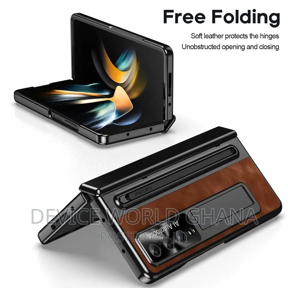 Jaz Leather Protection Case for Samsung Z Fold 7 Fold6 5 4