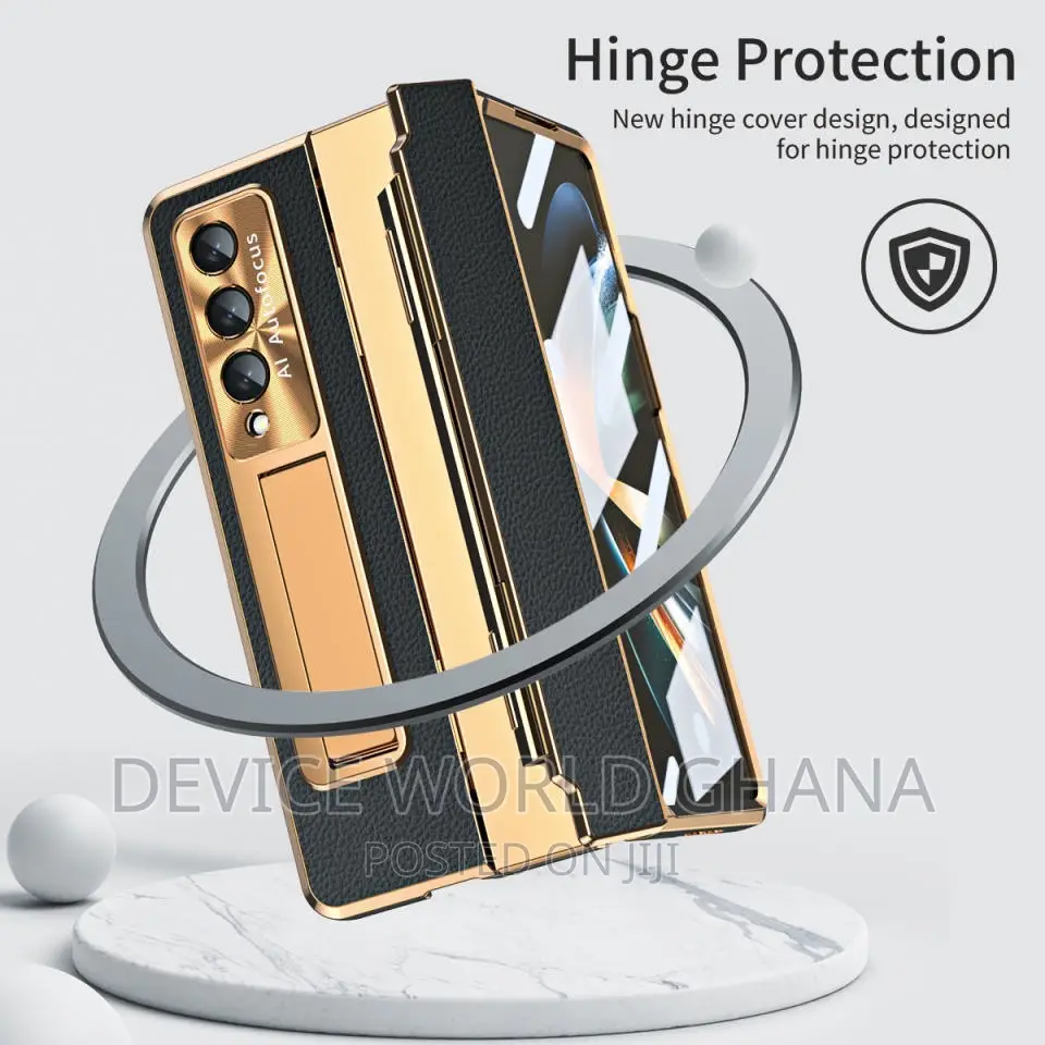 Coq Leather Hybrid Pro Case 4 Samsung Z Fold 7 Fold 6 Fold5 Fold4 3