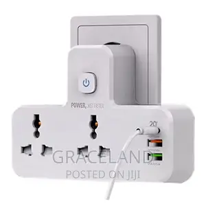 Original LDNIO Socket 1 USB-C and 2 USB-A Fast Charger