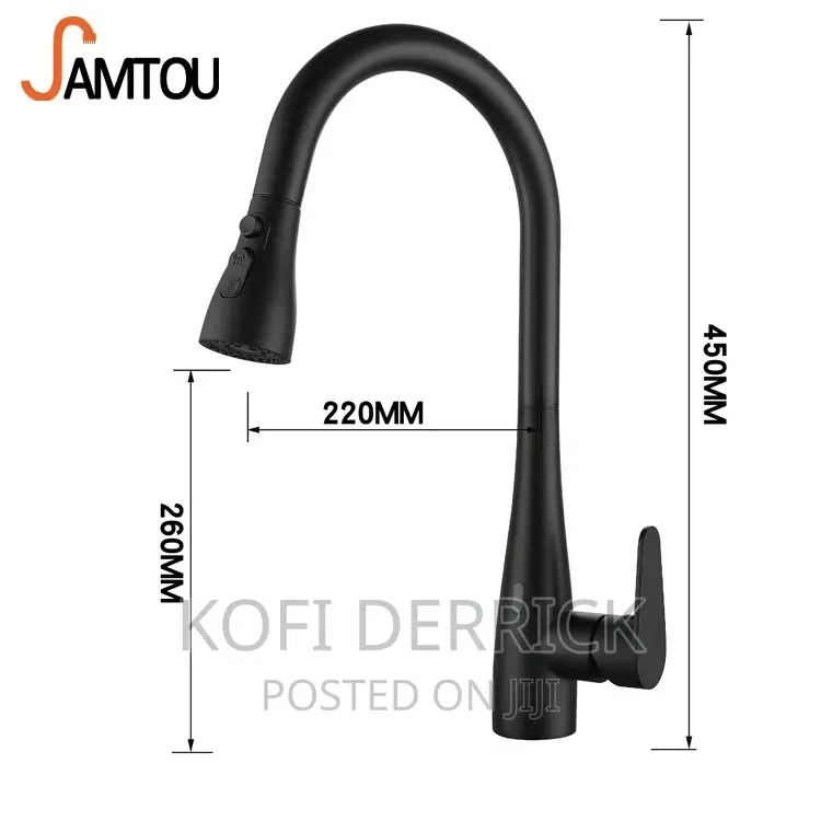 Pullout Tap (Black)