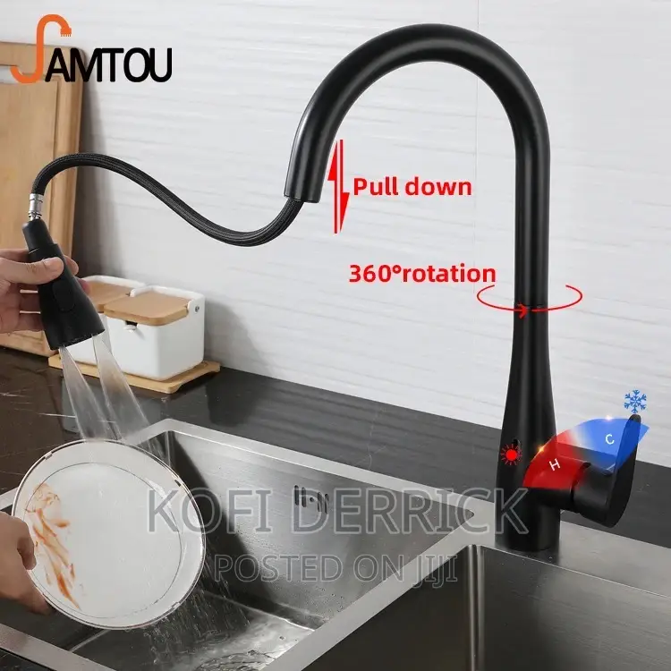 Pullout Tap (Black)